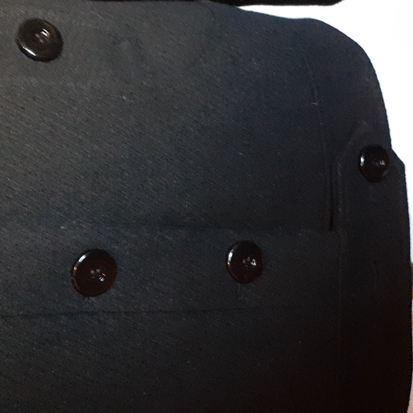 LeChateau Black Wool Coat Sz M  NWOT - Picture 6 of 15